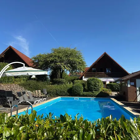 Spacious apartment with oven, located in the green Bruchttal *