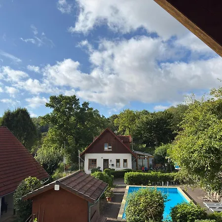 Spacious apartment with oven, located in the green Bruchttal Appartement